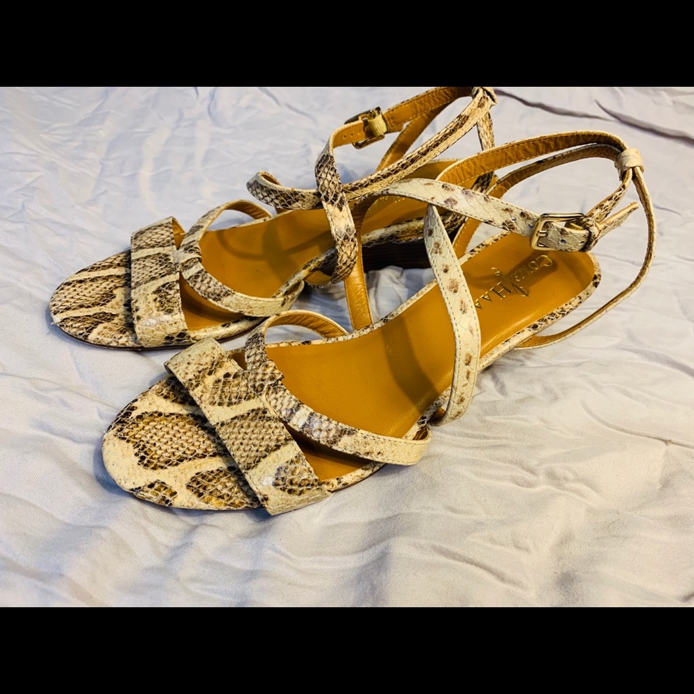 Cole Haan size 6 wedge sandals.